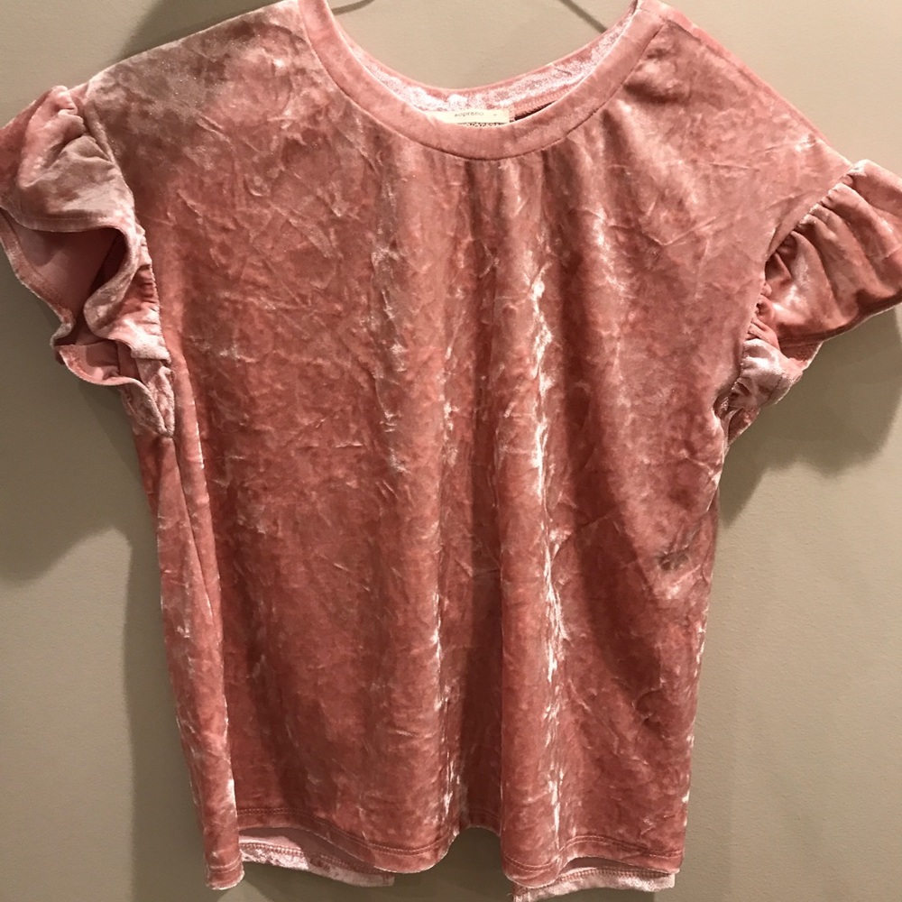 Rose gold/blush colored T-shirt